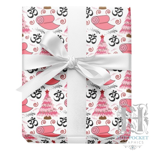 Papier Cadeau de Noël Yoga (Créateur téléchargé)