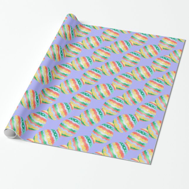 Papier cadeau de Pâques pour l'enlèvement des oeuf (Déroulé)