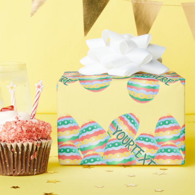 Papier cadeau de Pâques pour l'enlèvement des oeuf (Fête d'anniversaire)