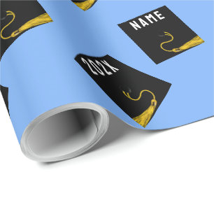 Papier cadeau de remise de diplômes personnalisés