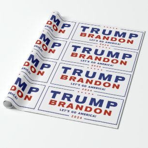 Papier cadeau de Trump Brandon 2024™ pour les é