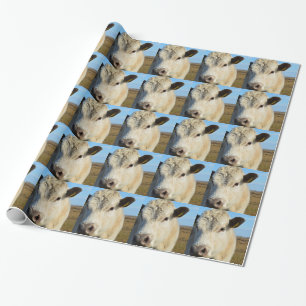 Papier Cadeau De vache fin