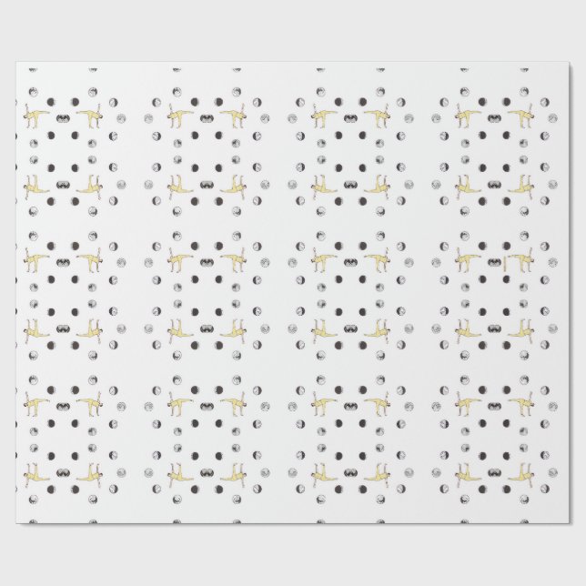 Papier cadeau de yoga (Plat)