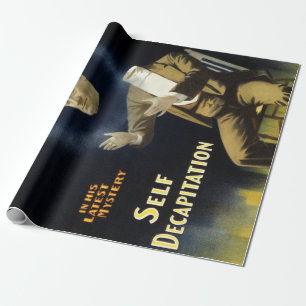 Papier Cadeau Décapitation vintage d'individu de Harry Kellar d