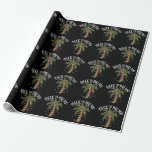 Papier Cadeau Deck Les Palms Tropical Hawaii Christmas Palm Tree<br><div class="desc">Deck Les Palms Tropical Hawaii Christmas Palm Tree Lumières</div>