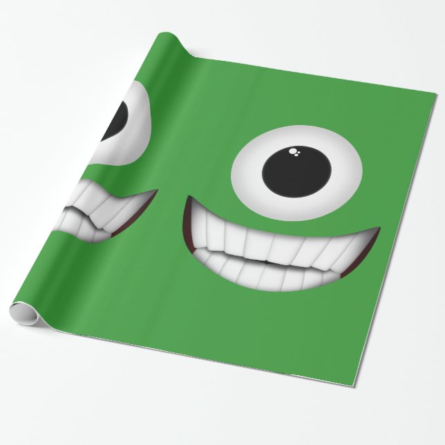 Papier Cadeau Décor des Cyclops Smile Wall (Déroulé)