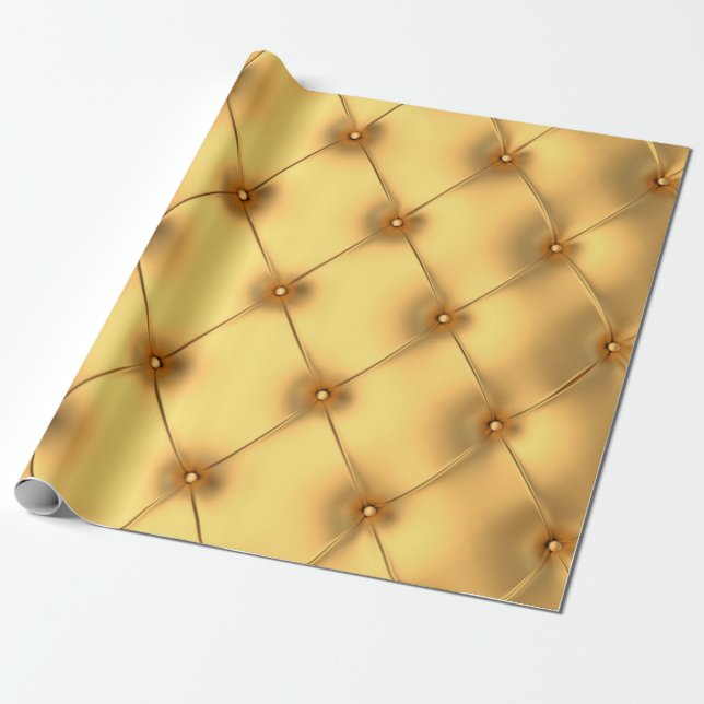 Papier Cadeau Décor doré or doré arrière - plan (Déroulé)
