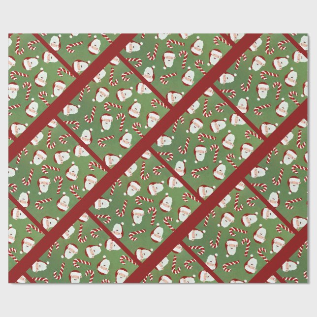 Papier Cadeau Décoration de Noël (Plat)