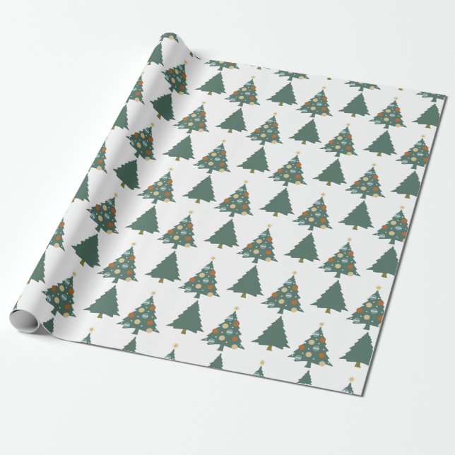 Papier Cadeau Décorez l'arbre de Noël (Déroulé)