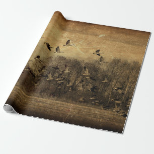 Papier Cadeau Découpage de texture de Sepia, épée Vintage d'o