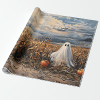 Découpage des Citrouilles de champ de maïs fantôme