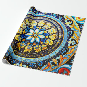 Papier Cadeau Découpage Florale espagnole romaine médiévale