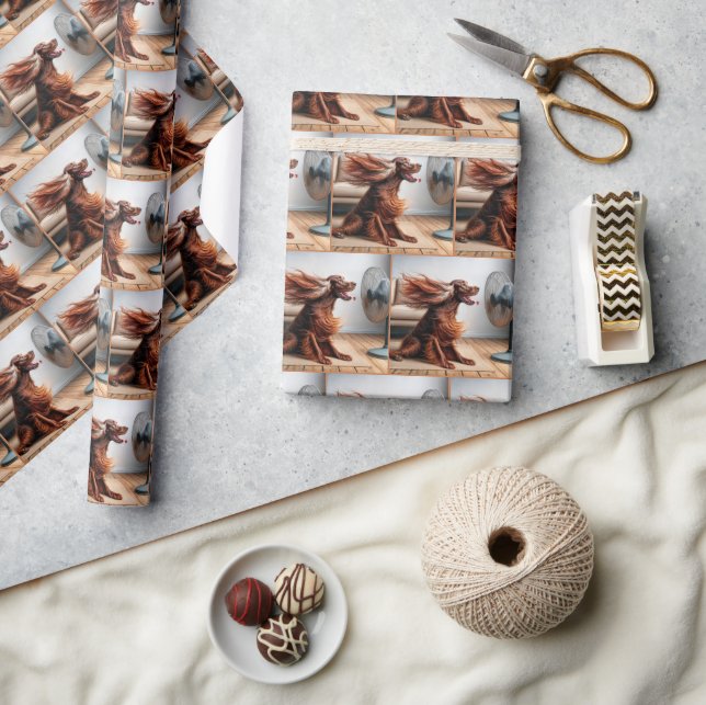 Papier Cadeau Découpage irlandais Refroidi par un ventilateur (Artisanat)