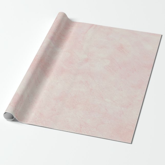 Papier Cadeau Découpage vintage d'antiquité texturée en rose pâl (Déroulé)