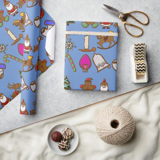 Papier Cadeau Découpe de biscuits (Artisanat)