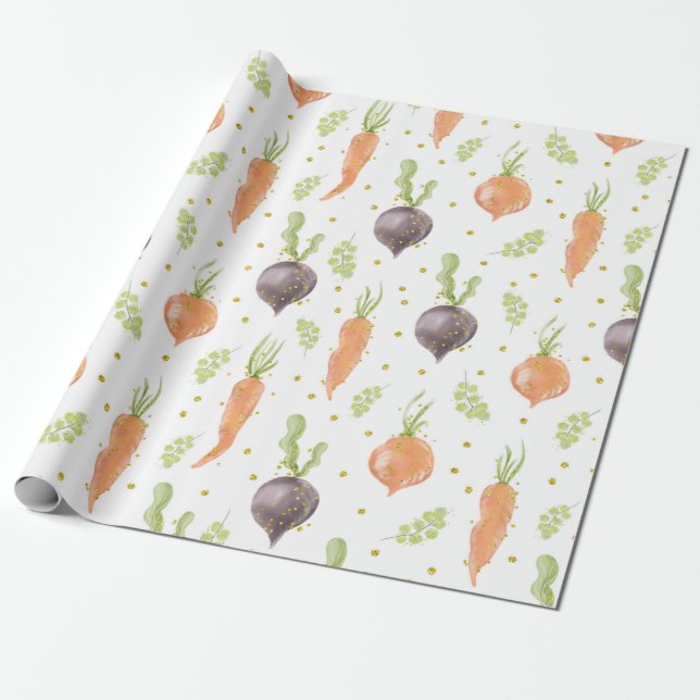 Papier Cadeau Découpe de biscuits de Pâques (Déroulé)