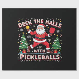 Papier Cadeau Découvrir Les Halls Avec Des Pickleballs