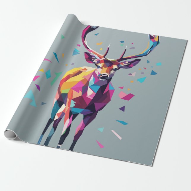 Papier Cadeau Deer (Déroulé)