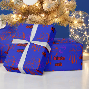 Papier Cadeau défenseur de la terre
