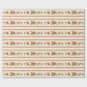 Papier Cadeau Défilé de pain d'épices de Vickie-Cream