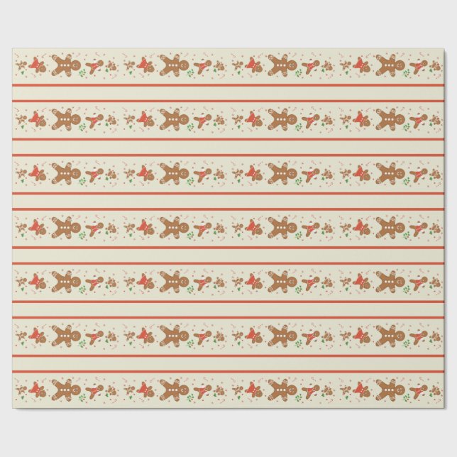 Papier Cadeau Défilé de pain d'épices de Vickie-Cream (Couture)