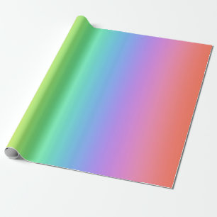 Papier Cadeau Dégradé arc-en-ciel
