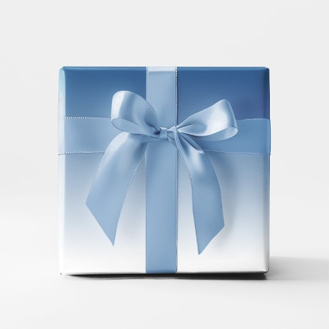 Papier Cadeau Dégradé bleu (Blue Gradient Wrapping Paper)