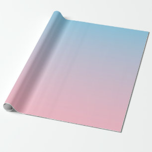 Papier Cadeau Dégradé bleu et rose