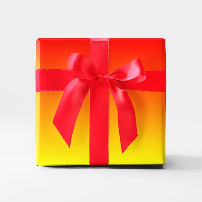 Papier Cadeau Dégradé de coucher de soleil (Sunset Gradient Wrapping Paper)