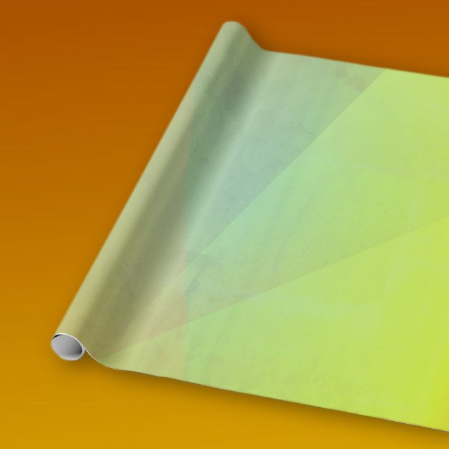 Papier Cadeau Dégradé géométrique jaune moderne (Créateur téléchargé)