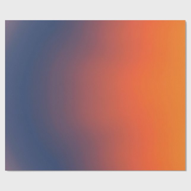 Papier Cadeau Dégradé Midnight Ember (Plat)