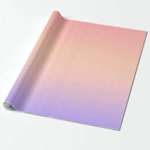 Papier Cadeau Dégradé rose jaune et violet