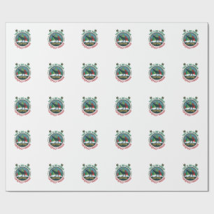 Papier Cadeau Déguisement Humain Dinosaure Noël Chapeau de Père