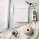 Papier Cadeau Délicate Fête des mariées Lineart Tulipe Rose<br><div class="desc">Délicat lineart de tulipe rose et blanc pour envelopper votre douche nuptiale ou cadeau de mariage.</div>