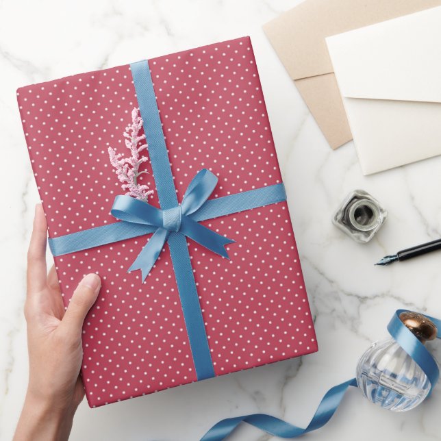 Papier Cadeau Délice de point cerise (Cadeaux)