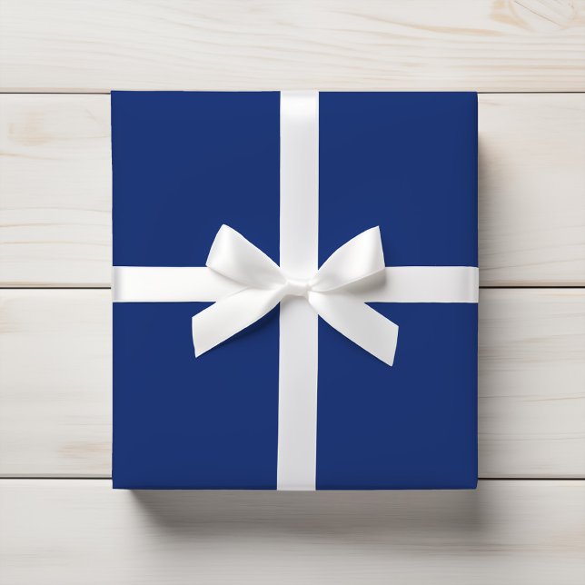 Papier Cadeau Dénim Royal Blue Solid (Créateur téléchargé)