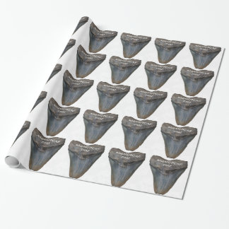 Papier Cadeau Dent de requin de Megalodon