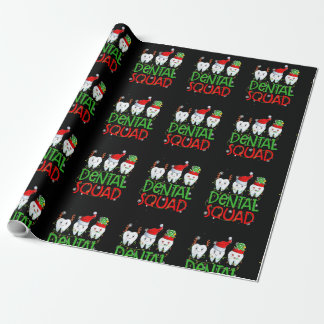 Papier Cadeau Dental Squad Dentist Funny Teeth Christmas Pajamas