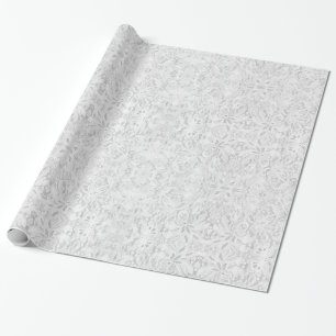 Papier Cadeau Dentelle blanche tombante