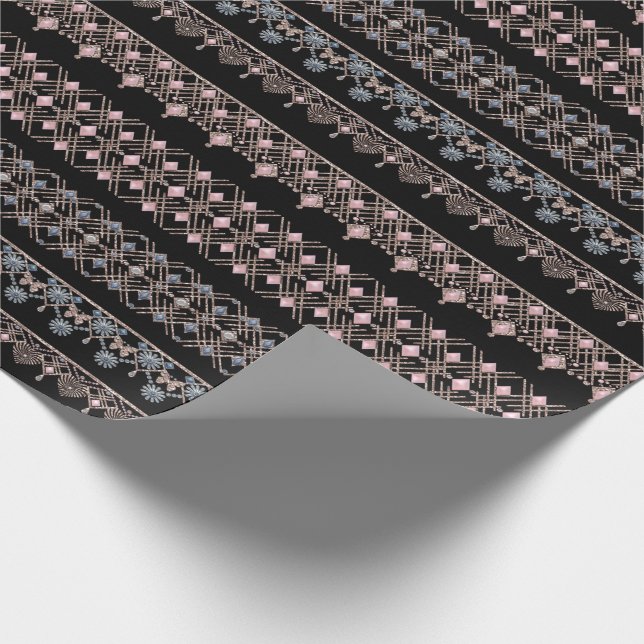 Papier Cadeau Dentelle d'or (Coin)