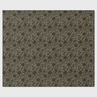 Papier Cadeau Dentelle et parchemin victoriens gothiques toute l