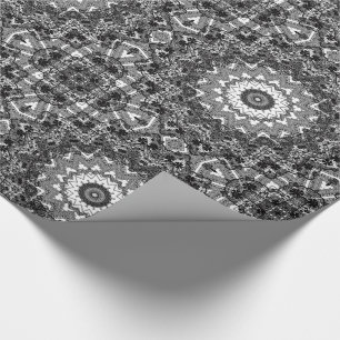 Papier Cadeau Dentelle noire