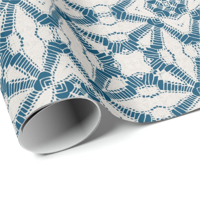 Papier Cadeau Dentelles (Coin rond)