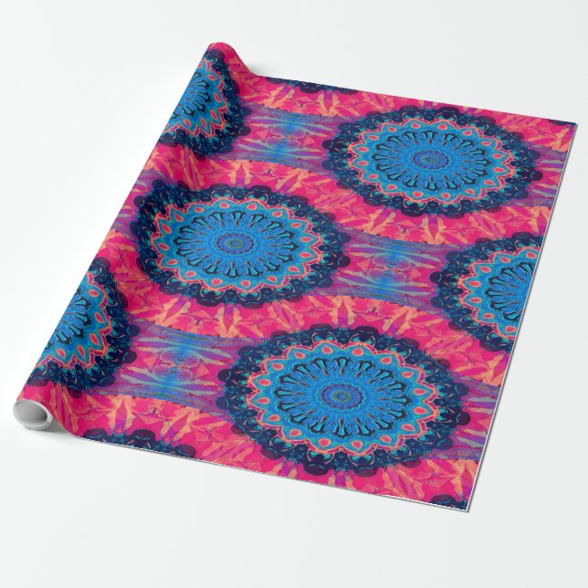 Papier Cadeau Des Mandalas Fleurs...... (Déroulé)