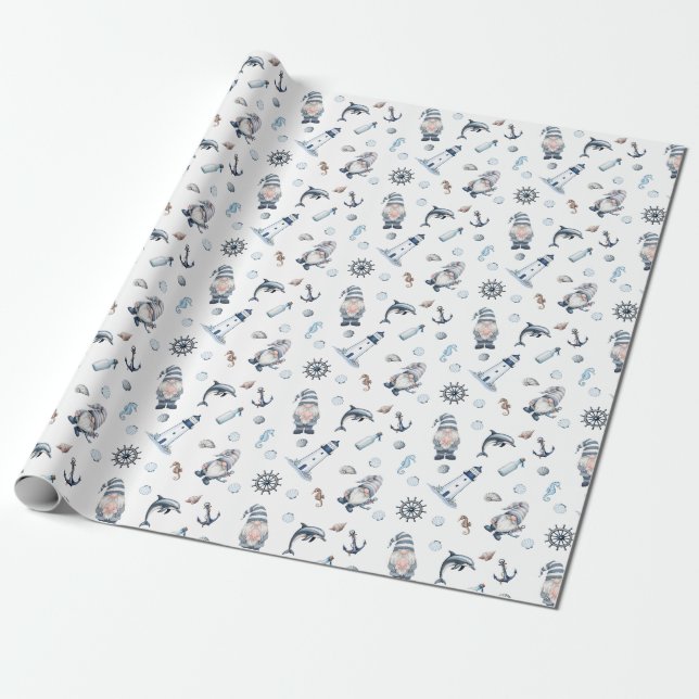 Papier Cadeau Des Nautiques ! (Déroulé)