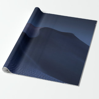 PAPIER CADEAU DÉSERT ABSTRAIT LA NUIT