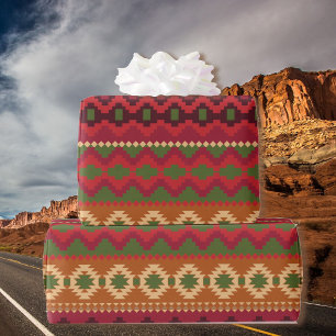 Papier Cadeau Desert Southwest Motif Cadeau d'anniversaire pour