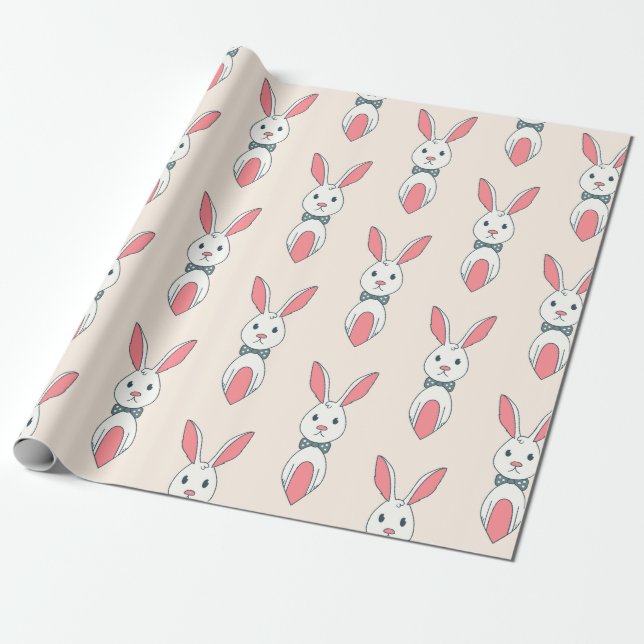 Papier Cadeau Design Bunny (Déroulé)