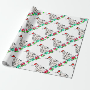 Papier Cadeau Design de Noël zen