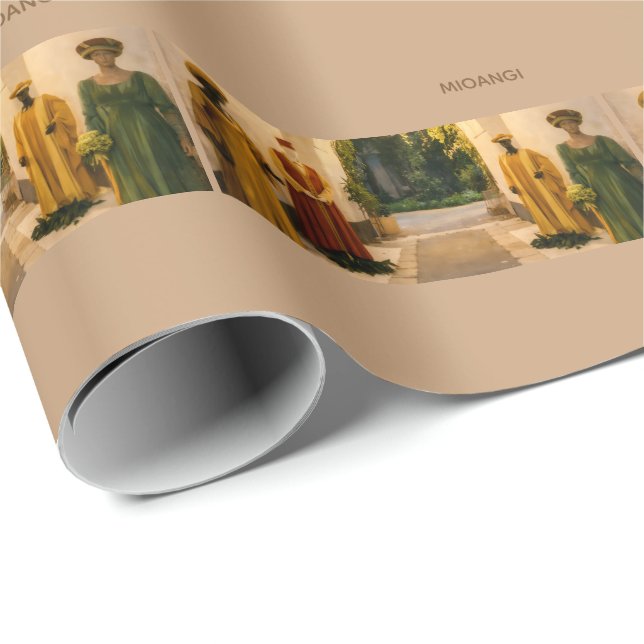 Papier Cadeau Design elegante e raffinato (Coin rond)